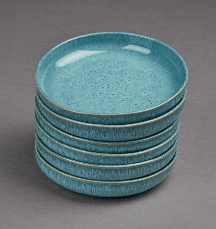Assiette Corail Bleu